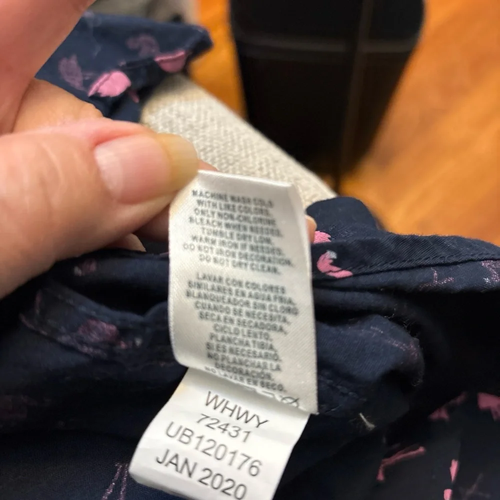 Univibe Boys Dark Blue Shirt with Pink Flamingo Pattern